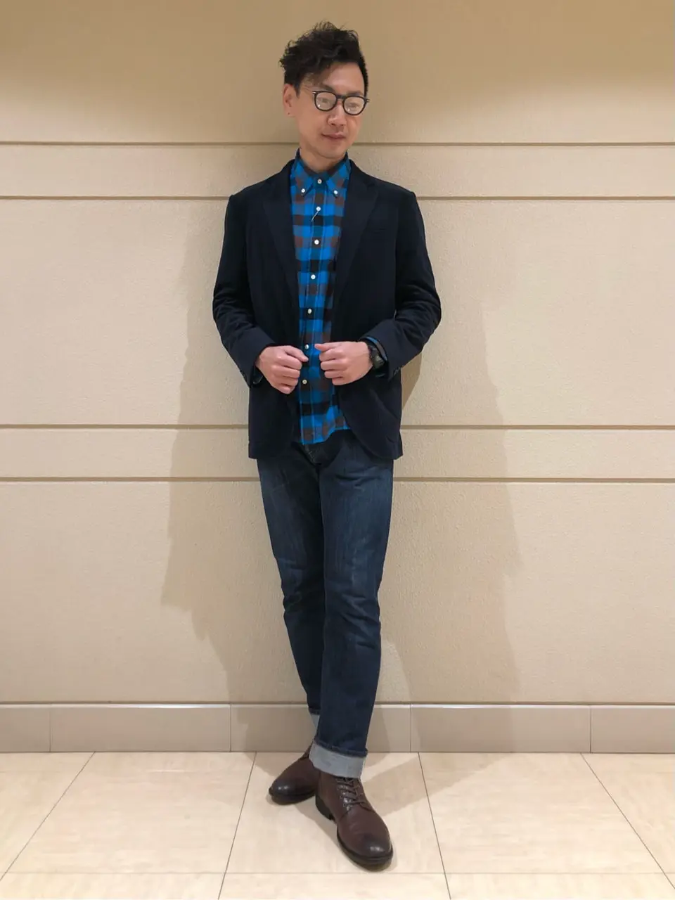  赤石 コーディネート画像