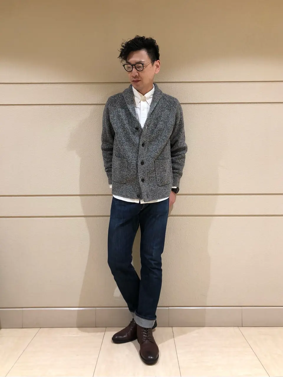 J.PRESS MEN 赤石 コーディネート画像