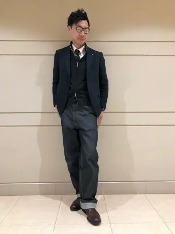 J.PRESS MEN 赤石 コーディネート画像