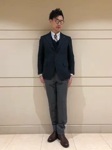 J.PRESS MEN 赤石 コーディネート画像