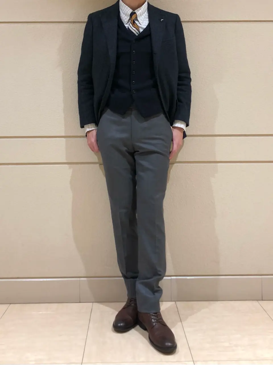 J.PRESS MEN 赤石 コーディネート画像