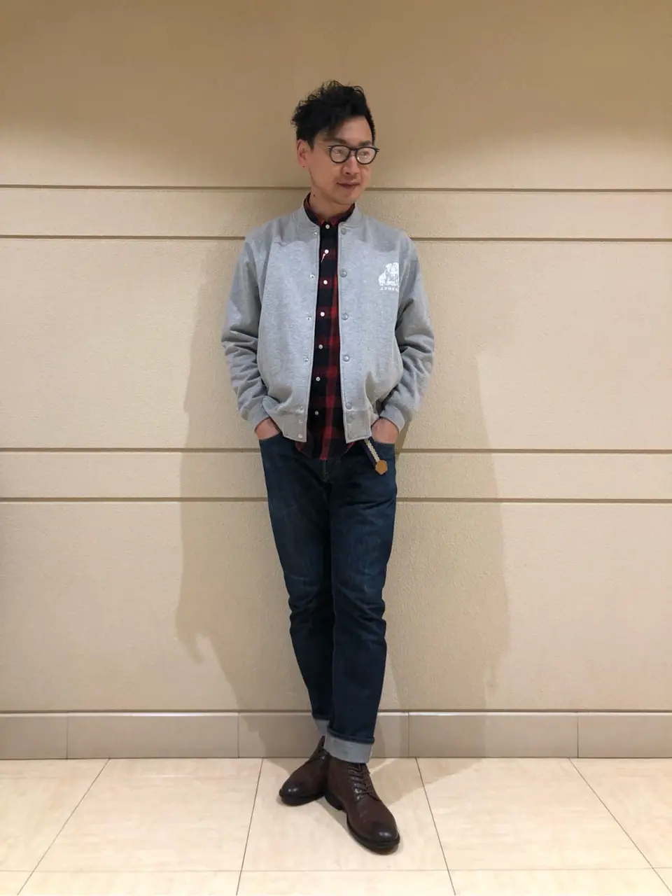 J.PRESS MEN 赤石 コーディネート画像