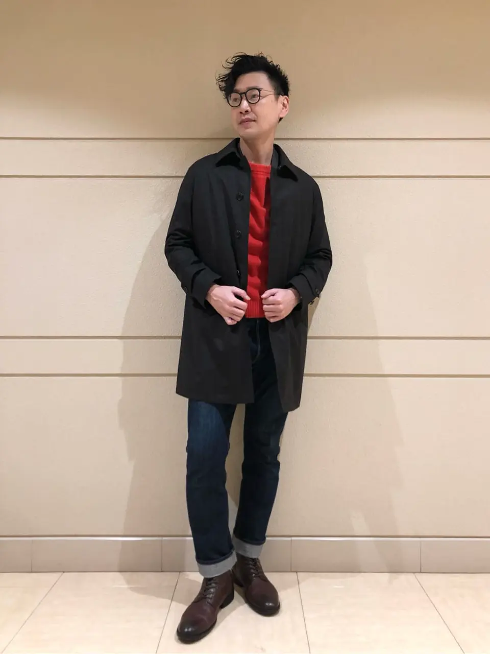 J.PRESS MEN 赤石 コーディネート画像