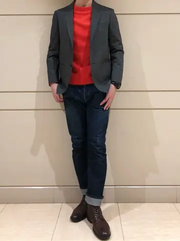 J.PRESS MEN 赤石 コーディネート画像