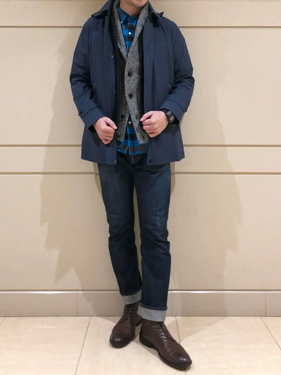 J.PRESS MEN 赤石 コーディネート画像