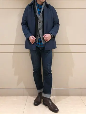 J.PRESS MEN 赤石 コーディネート画像