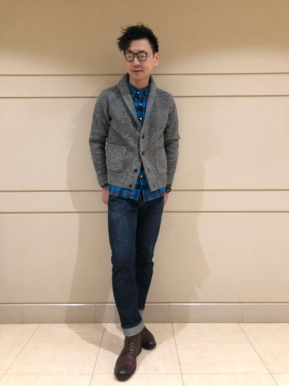 J.PRESS MEN 赤石 コーディネート画像