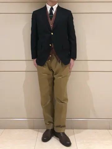 J.PRESS MEN 赤石 コーディネート画像