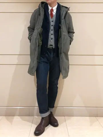 J.PRESS MEN 赤石 コーディネート画像