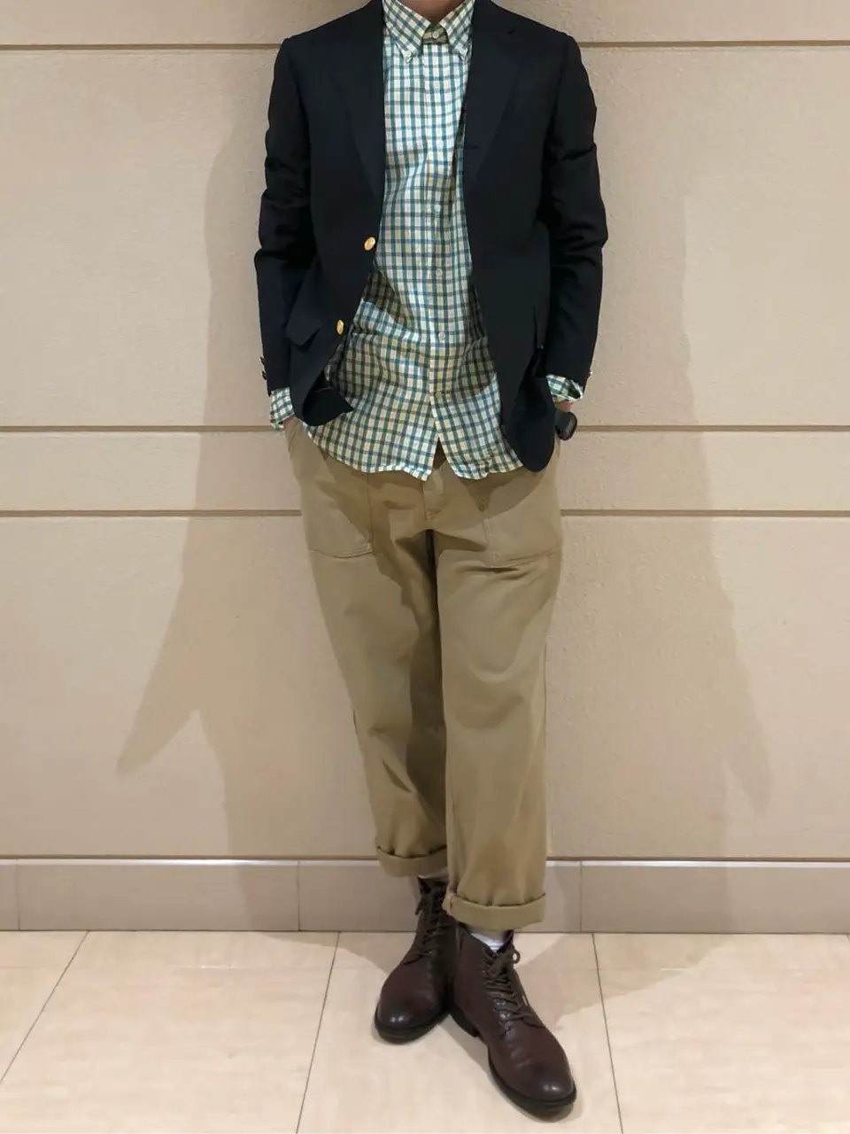 J.PRESS MEN 赤石 コーディネート画像