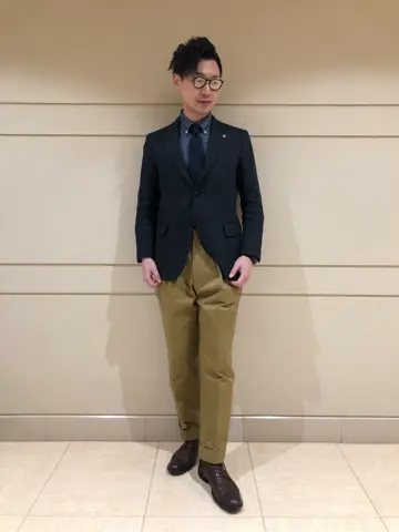 J.PRESS MEN 赤石 コーディネート画像