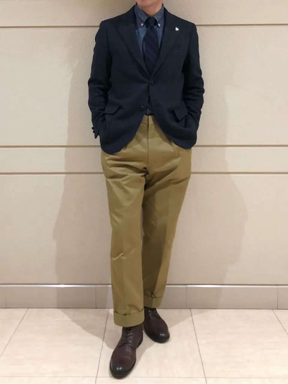 J.PRESS MEN 赤石 コーディネート画像