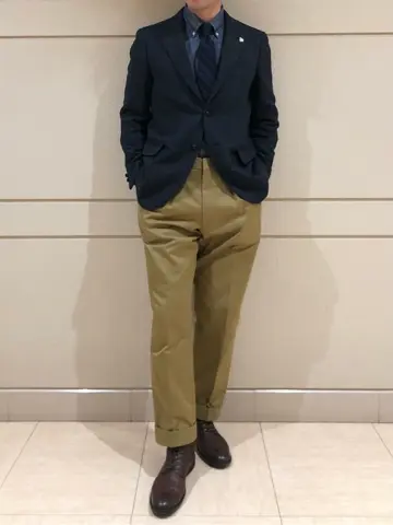 J.PRESS MEN 赤石 コーディネート画像