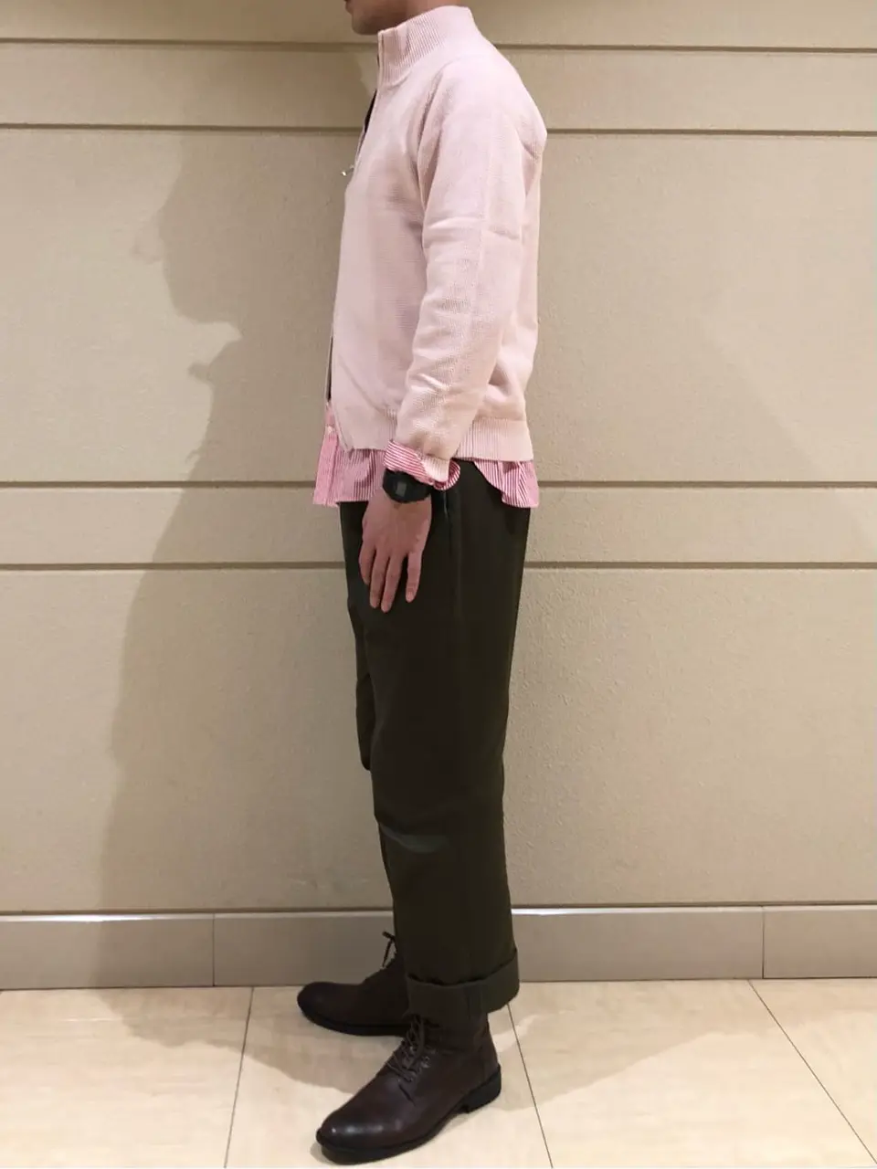 J.PRESS MEN 赤石 コーディネート画像