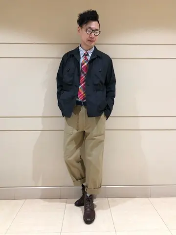 J.PRESS MEN 赤石 コーディネート画像