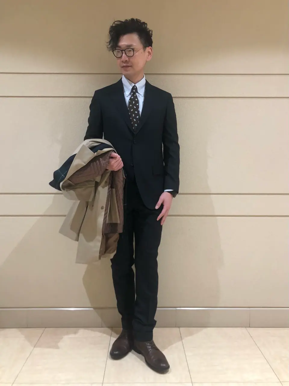 J.PRESS MEN 赤石 コーディネート画像