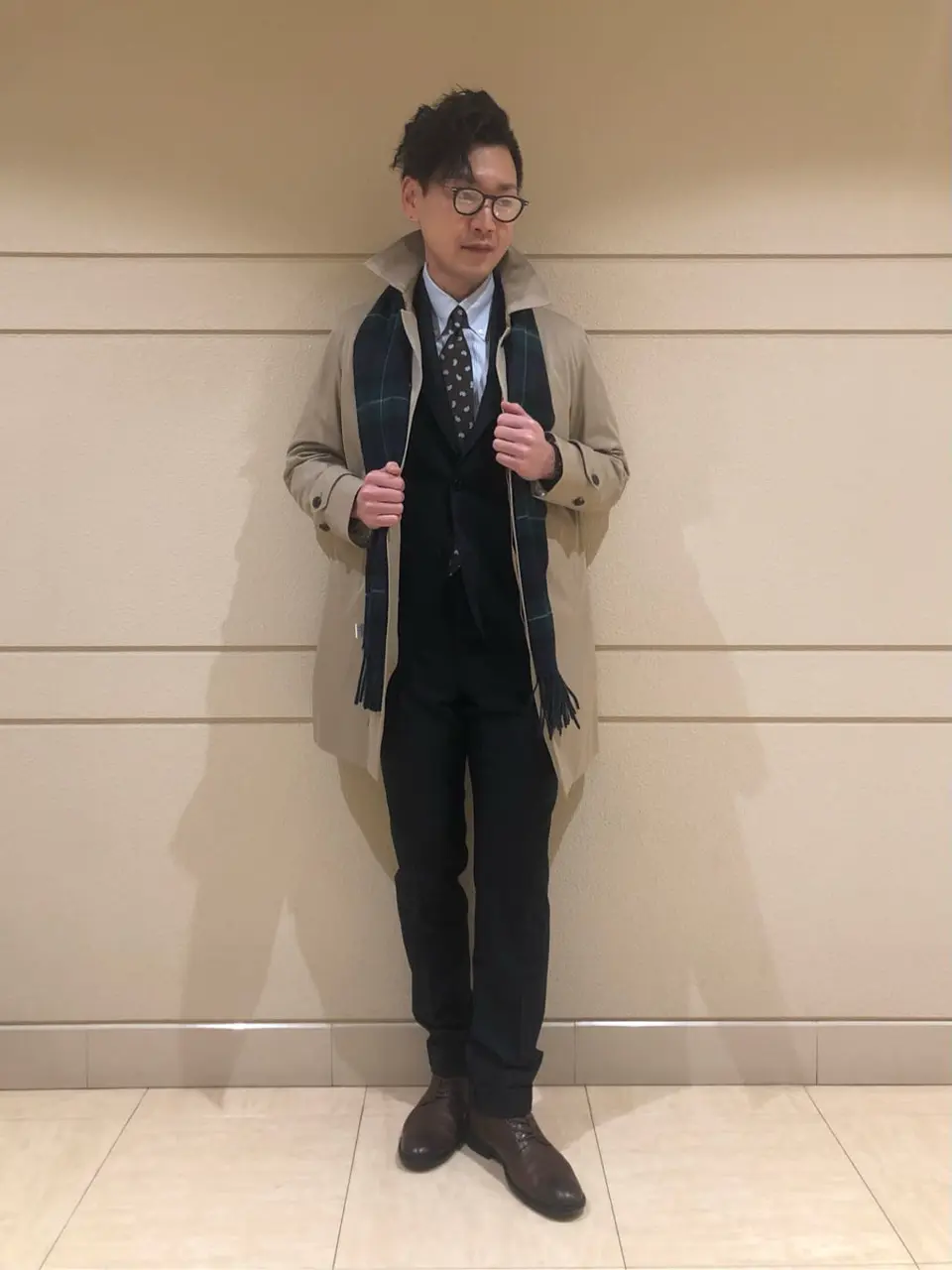 J.PRESS MEN 赤石 コーディネート画像