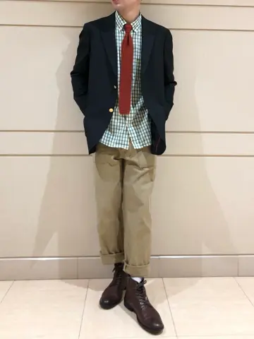 J.PRESS MEN 赤石 コーディネート画像