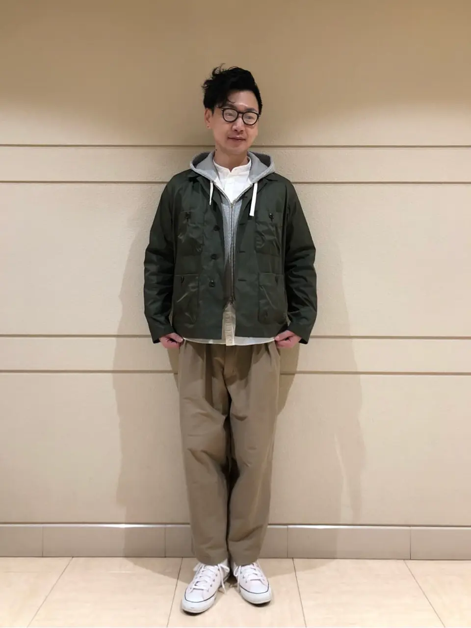  赤石 コーディネート画像