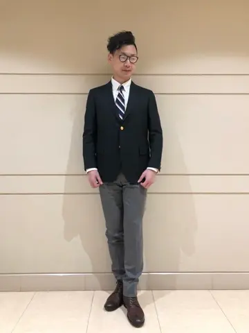 J.PRESS MEN 赤石 コーディネート画像