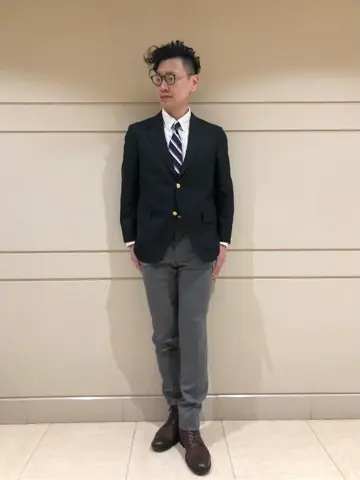 J.PRESS MEN 赤石 コーディネート画像