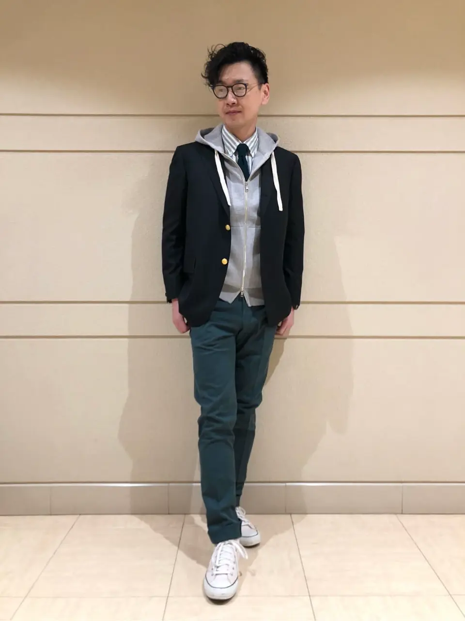  赤石 コーディネート画像