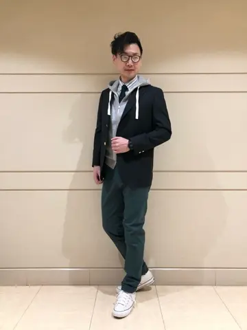 J.PRESS MEN 赤石 コーディネート画像