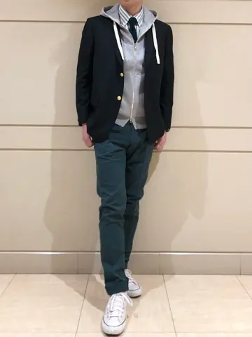 J.PRESS MEN 赤石 コーディネート画像