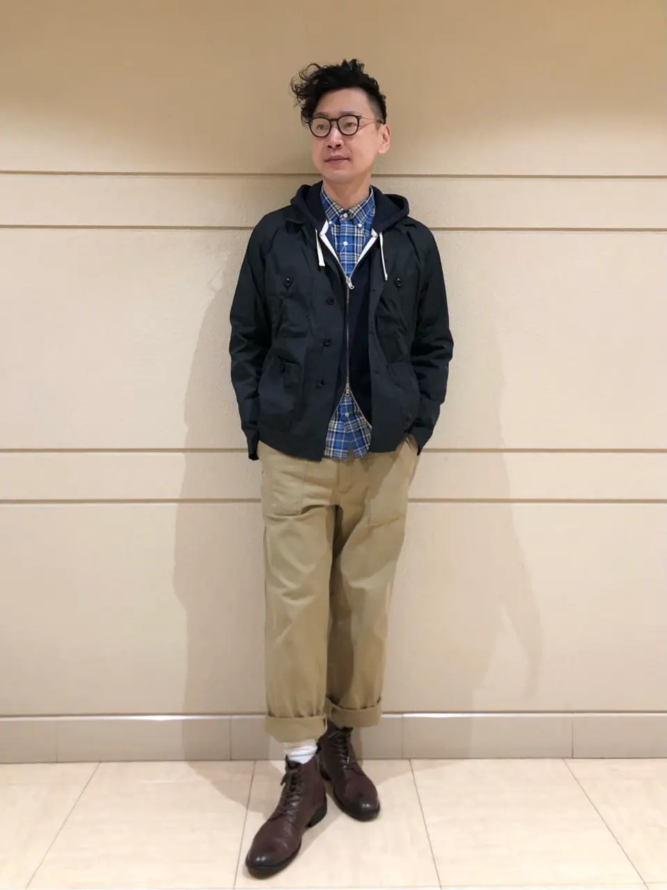  赤石 コーディネート画像