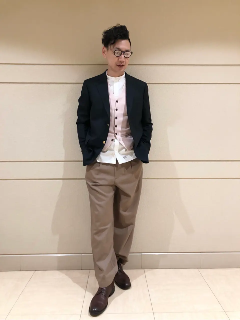 J.PRESS MEN 赤石 コーディネート画像