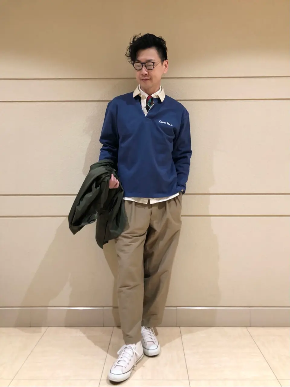 J.PRESS MEN 赤石 コーディネート画像