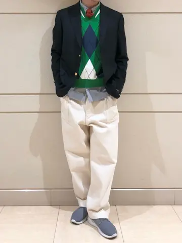 J.PRESS MEN 赤石 コーディネート画像