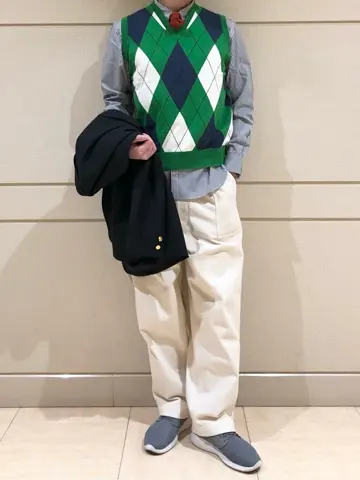 J.PRESS MEN 赤石 コーディネート画像