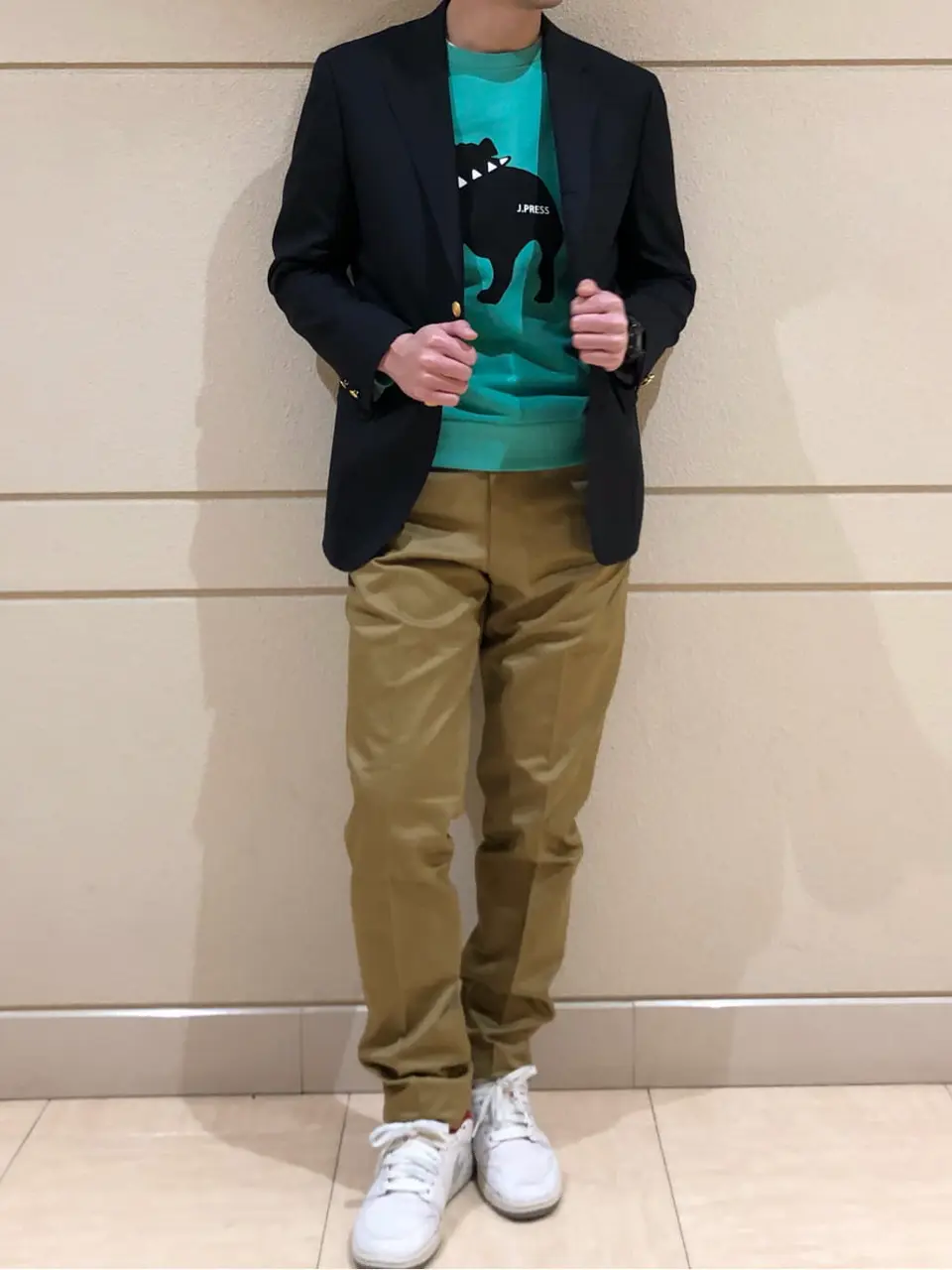 J.PRESS MEN 赤石 コーディネート画像