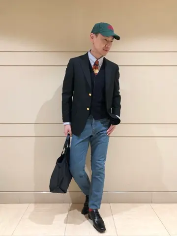 J.PRESS MEN 赤石 コーディネート画像