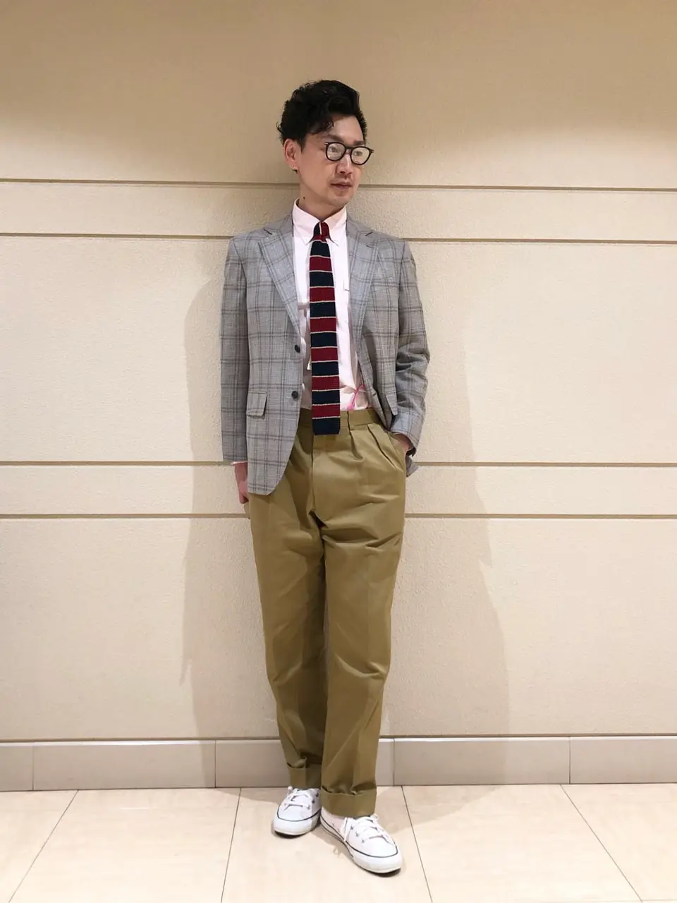  赤石 コーディネート画像