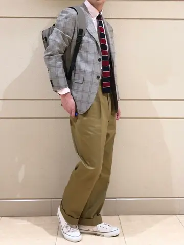 J.PRESS MEN 赤石 コーディネート画像