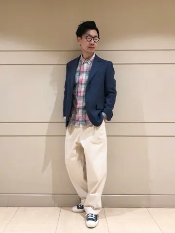 J.PRESS MEN 赤石 コーディネート画像