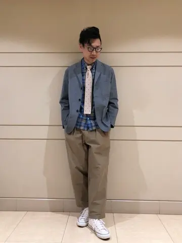 J.PRESS MEN 赤石 コーディネート画像