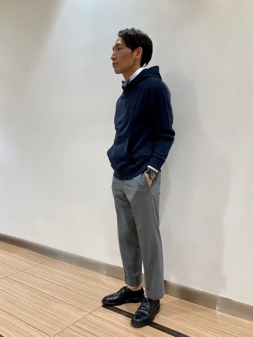 J.PRESS MEN 二口弘崇 コーディネート画像