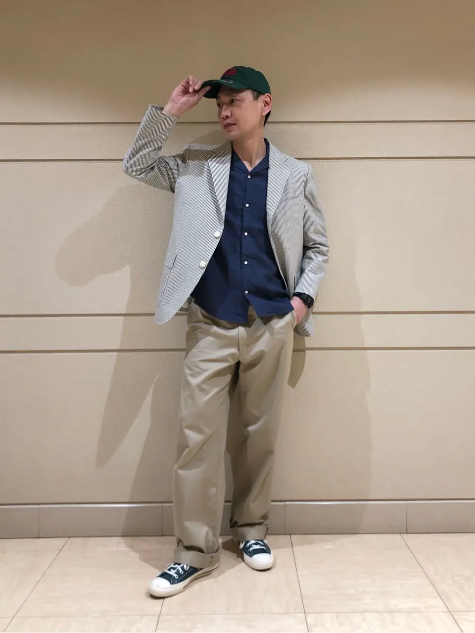 J.PRESS MEN 赤石 コーディネート画像