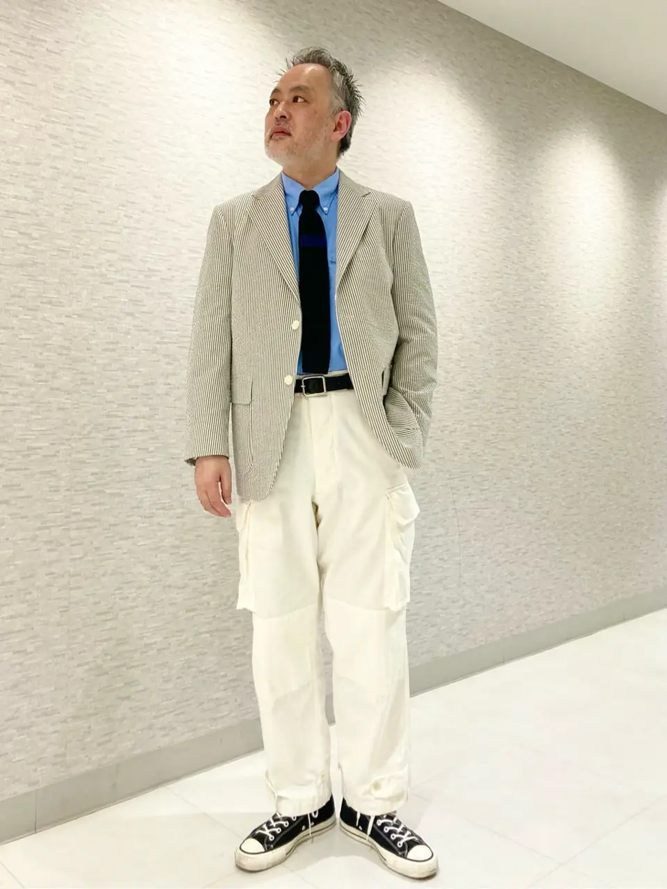  堤 コーディネート画像