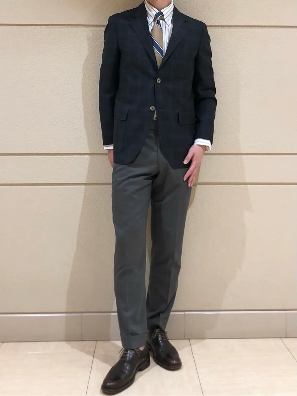 J.PRESS MEN 赤石 コーディネート画像