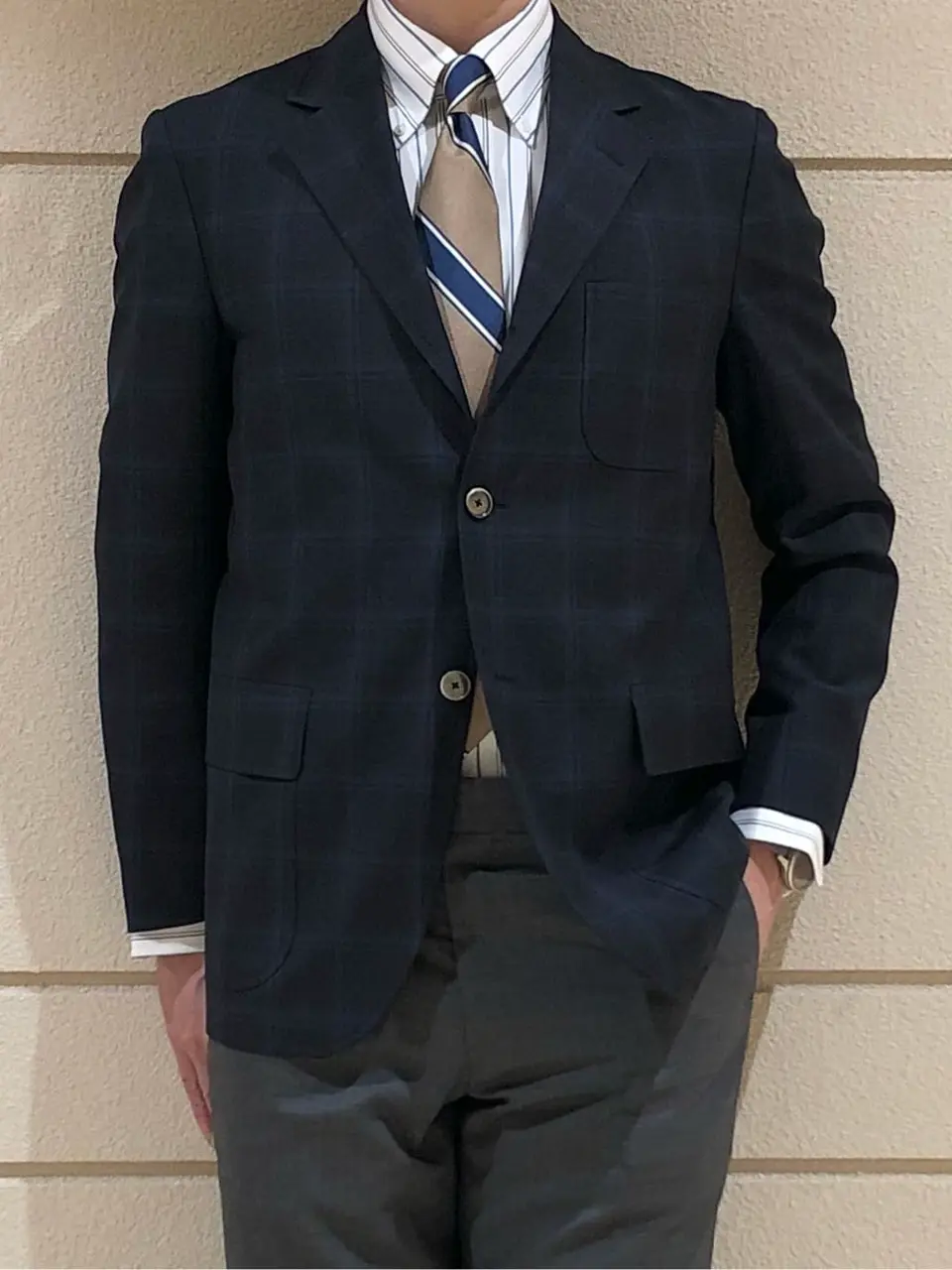 J.PRESS MEN 赤石 コーディネート画像