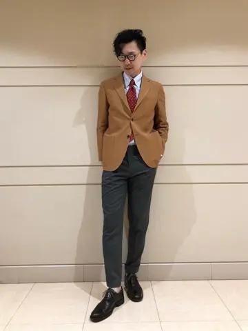 J.PRESS MEN 赤石 コーディネート画像