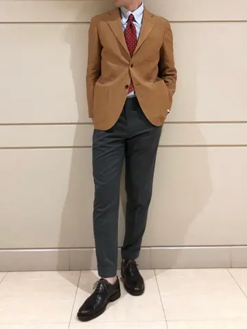 J.PRESS MEN 赤石 コーディネート画像