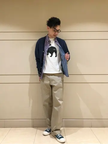 J.PRESS MEN 赤石 コーディネート画像