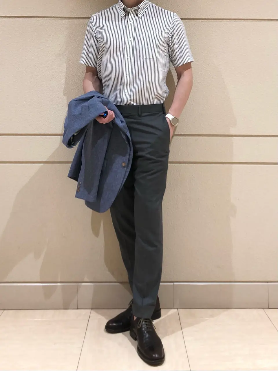 J.PRESS MEN 赤石 コーディネート画像