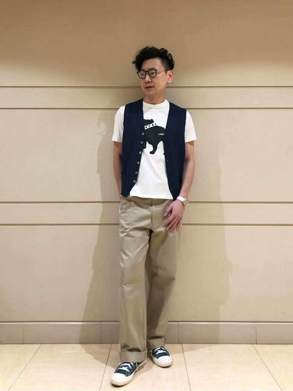 J.PRESS MEN 赤石 コーディネート画像