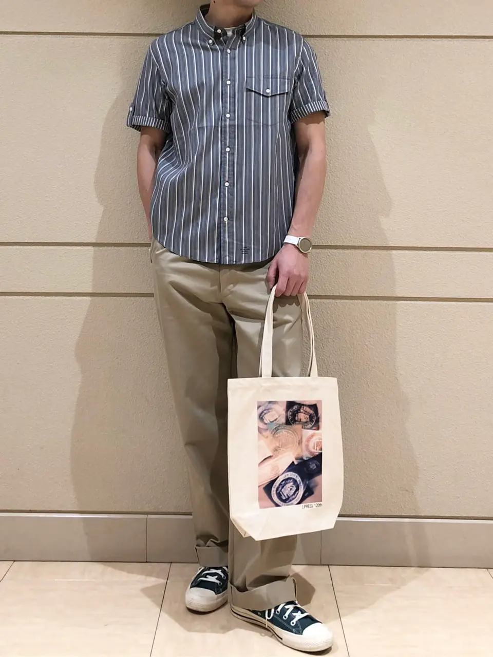 J.PRESS MEN 赤石 コーディネート画像